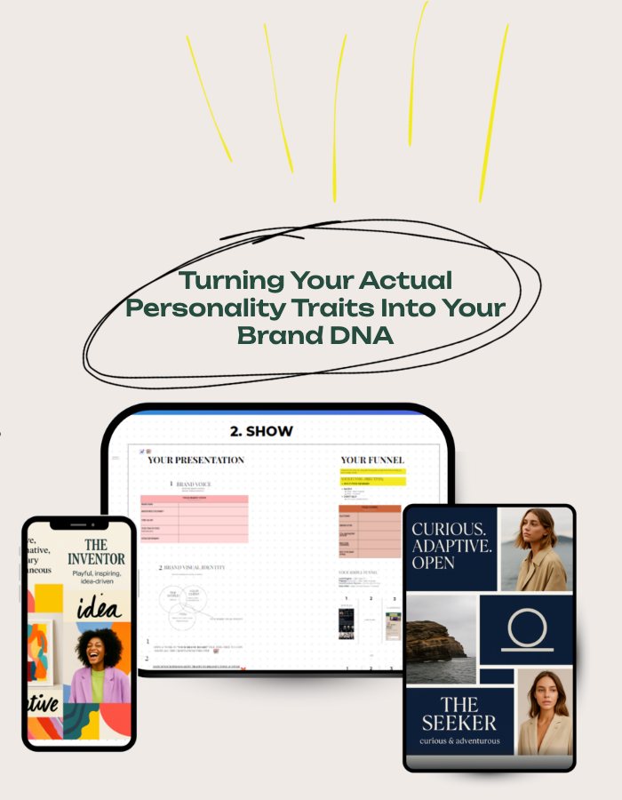 Turning your personality traits into your brand DNA — course slides